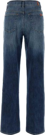 7 For All Mankind Stove Pipe Straight Jeans - Blue