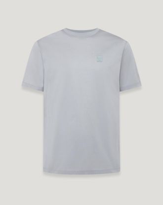 Belstaff Steel T-shirt Mens Mercerised Cotton Quarry Blue Size 3XL