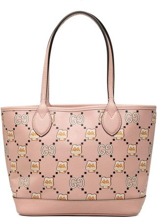 Gucci Pre-owned Gucci Pikarar Kawaii GG Printed Calfskin Tote Ladies LD1CF665D7A6V48H