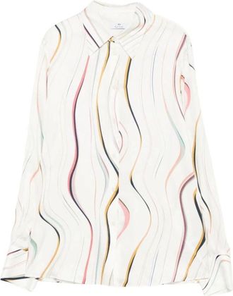 Paul Smith Swirl Print Shirt - Dames - Overhemden - Veelkleurig - XS - Overhemden