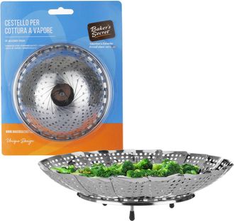 Baker's Secret Cestello cottura a vapore 13 cm in acciaio inox Bakers Secret