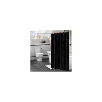 OEM Cortina De Ducha O Forro Para Cortina De Ducha Superimpermeable, Lavable A M&aacute;quina Y De Material Tpu Transpirable, Apto Para Ba&ntilde;eras/duchas, Color Bla