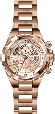 Invicta Aviator Chronograph Rose Gold Dial Mens Watch 28128