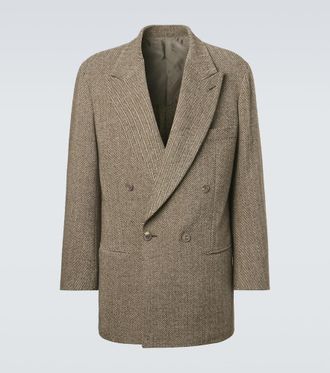 Giorgio Armani Archivio cotton and wool-blend blazer