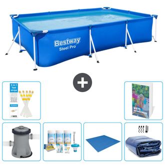 Bestway Piscina Bestway Steel Pro Rectangular - 300x201x66 Cm - 7-piezas S289