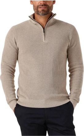 Saint Steve Beige Katoenen Trui voor Heren - Heren - Coltruien - Beige - L - Katoen - Truien & Vesten