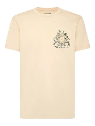 Billionaire Boys Club crest-print T-shirt - Neutrals