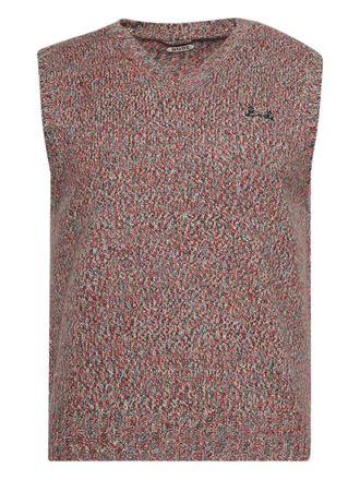 Bode Canotta con scollo a V - Rosso