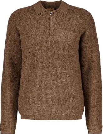 Mos Mosh Trui met ronde hals - Heren - Ronde hals truien - Bruin - XL - Truien & Vesten