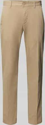 Marc O'Polo Shaped Fit Chino aus Baumwolle in Beige, Gr&ouml;&szlig;e 30/32