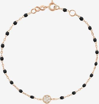 Gigi Clozeau Ros&eacute;gold-Armband mit Diamanten Puce Noir - 17 cm