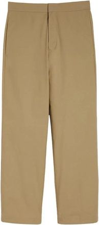 Jil Sander Bruine Logo Zakbroek - Heren - Straight fit broeken - Bruin - M - Broeken