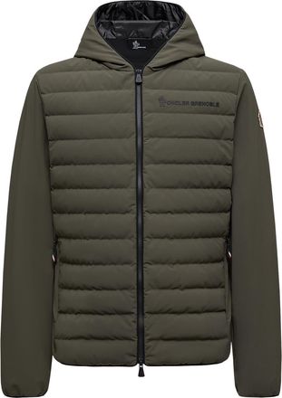 Moncler Padded Zip-up Sweatshirt Green Size XXL