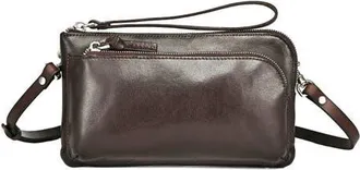 OLD TREND Dahlia Genuine Leather Compact Convertible Crossbody in Taupe at Nordstrom