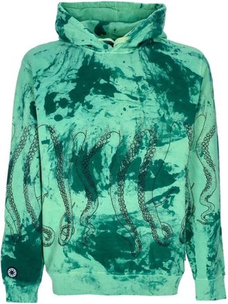 Octopus Horror Pack Groene Hoodie - Heren - Hoodies - Groen - XL - Katoen - Hoodies & sweatvesten