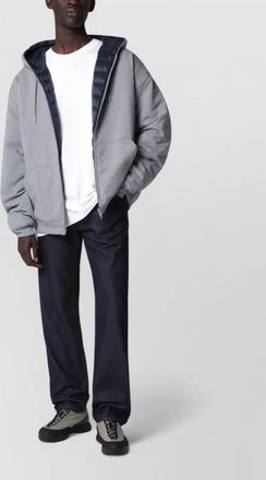 Canada Goose hooded jacket long sleeves ribbed hem cuffs