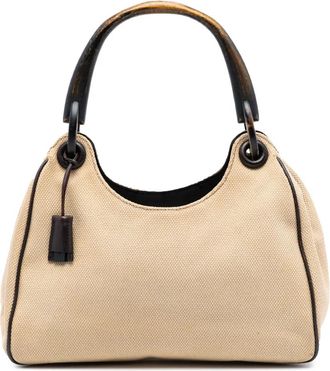 Gucci Borsa a spalla in tela 2000-2015 - Marrone