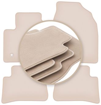 OEM Alfombrillas Premium Beige Para: Toyota C-hr Crossover 2016