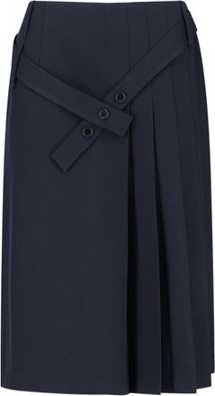 Sibel Saral Gonna Midi In Lana Vergine