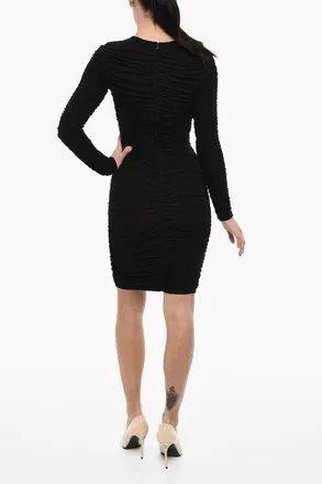 Dsquared2 Fitted Draped Dress Dsquared2