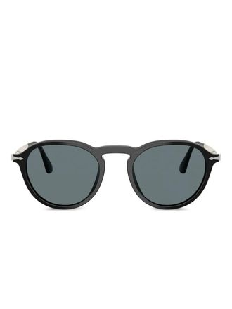 Persol Occhiali da sole tondi - Nero