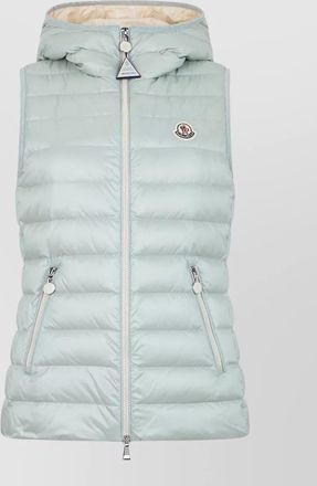 Moncler hooded gilet quilted slim fit