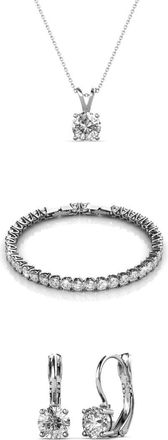 MYC-Paris Ronde Venus Sets - Zilver en Kristal