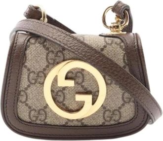 Gucci Pre-owned Mini Bags, female, Beige, Size: ONE SIZE Pre-owned Plastic gucci-bags