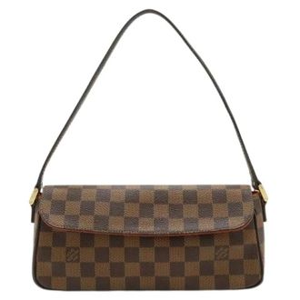 Louis Vuitton Pre-owned Shoulder Bags, female, Brown, Size: ONE SIZE Pre-owned Recletor Damier Shoulder Bag