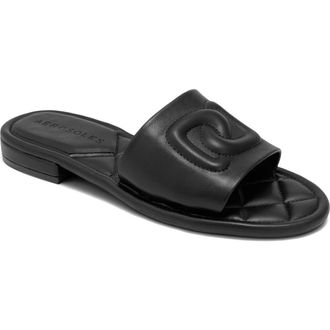 Aerosoles Jilda Slide Sandal in Black at Nordstrom, Size 7.5