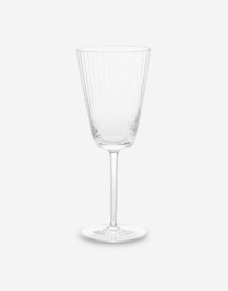 Dolce & Gabbana Hand-blown Murano White Wine Glass - Wine Glasses Multicolor Onesize