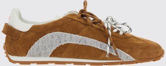 Dsquared2 Sneakers low top in pelle liscia e scamosciata con design bicolore
