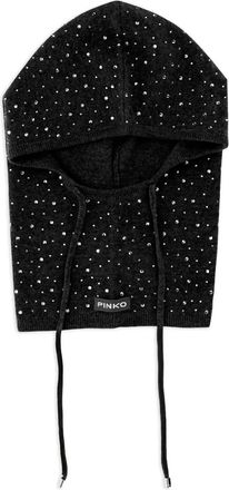 Pinko Passamontagna con decorazione - Nero