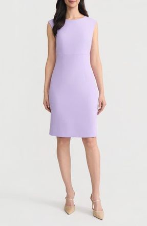 Kasper Sleeveless Sheath Dress in Lavender Mist at Nordstrom, Size 16