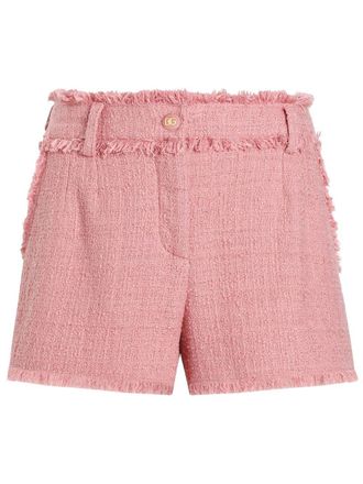 Dolce & Gabbana DNA tweed shorts - women - Cotton/Viscose - 38 - Pink