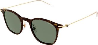 Montblanc Mens Black Square Sunglasses MB0098S 012