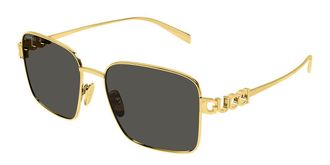 Gucci GG1937S 001 Womens Sunglasses Gold Size 54 - Free RX Lenses - Free RX Lenses