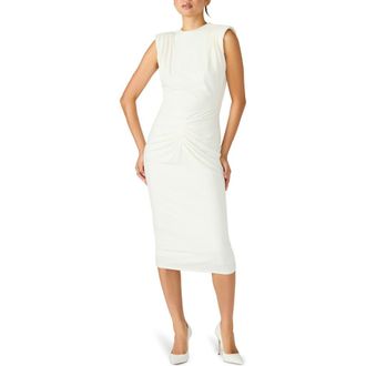 Steve Madden Monika Midi Sheath Dress in Antique at Nordstrom Rack, Size 14