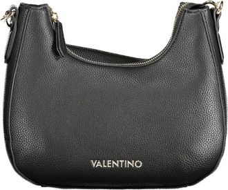 Mario Valentino Tassen, Dames, Zwart, ONE Size, Zwarte Schoudertas met Verstelbare Band