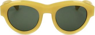Linda Farrow DRIES VAN NOTEN DVN66 C2 Womens Sunglasses Yellow Size 51