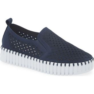 Ilse Jacobsen Tulip Slip-On Sneaker in Dark Indigo at Nordstrom, Size 10Us