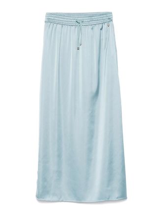Herno Satin Skirt With Drawstring
