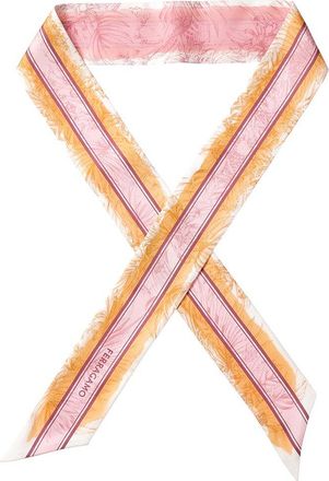 Ferragamo Gravure Silk Scarf