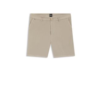 BOSS Modern-fit shorts in stretch-cotton twill