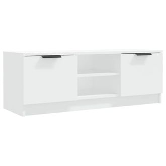 Berkfield Home TV Cabinet White 102x35x36.5 cm Engineered Wood