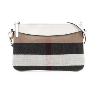 Burberry Pre-owned Cross Body Bags, female, Brown, Size: ONE SIZE Pre-owned Striped Crossbody Bag