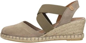 Verbenas Mila Sandalen - Dames - Sleehakken - Grijs - 37 EU - Leer - Schoenen