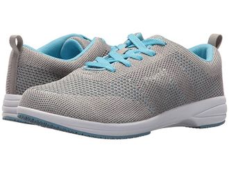 Prop&eacute;t Washable Walker Evolution Womens Shoes Light Grey/Light Blue : 7.5 M (B), Synthetic/Textile
