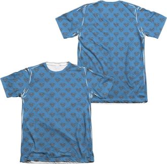 Gildan Superman Shields Coverage Adult Poly/Cotton Short Sleeve Tee / T-Shirt