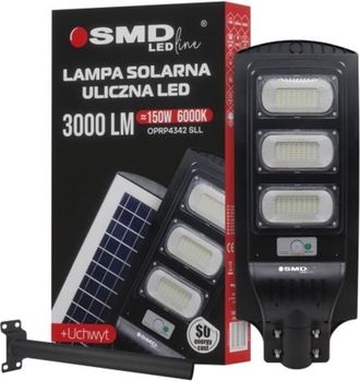 OEM Farola Solar Led 150w 12,6ah 6000k 3000lm + Soporte - E+29-4342sll